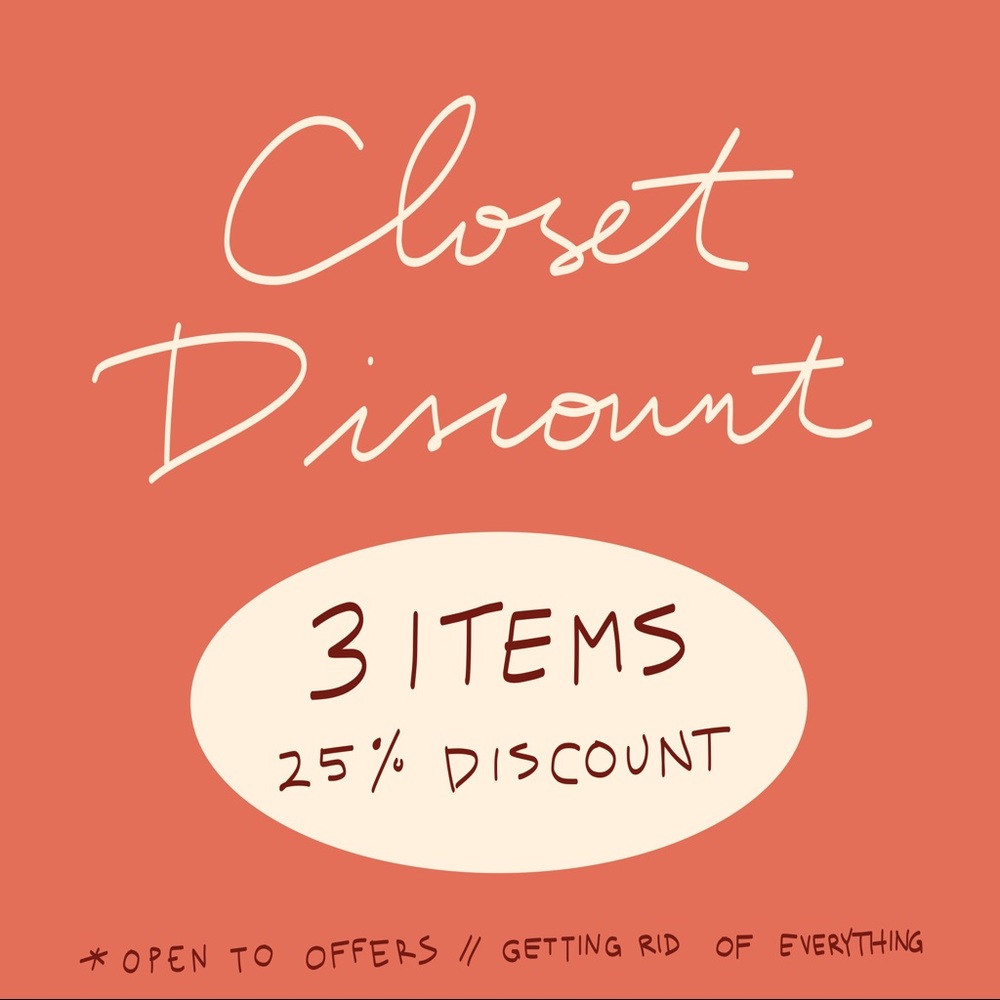 25% off 3 Items!